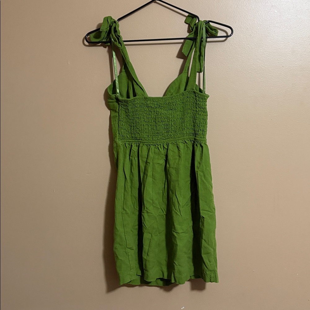 Chic Green Mini Dress - Picture 6 of 6